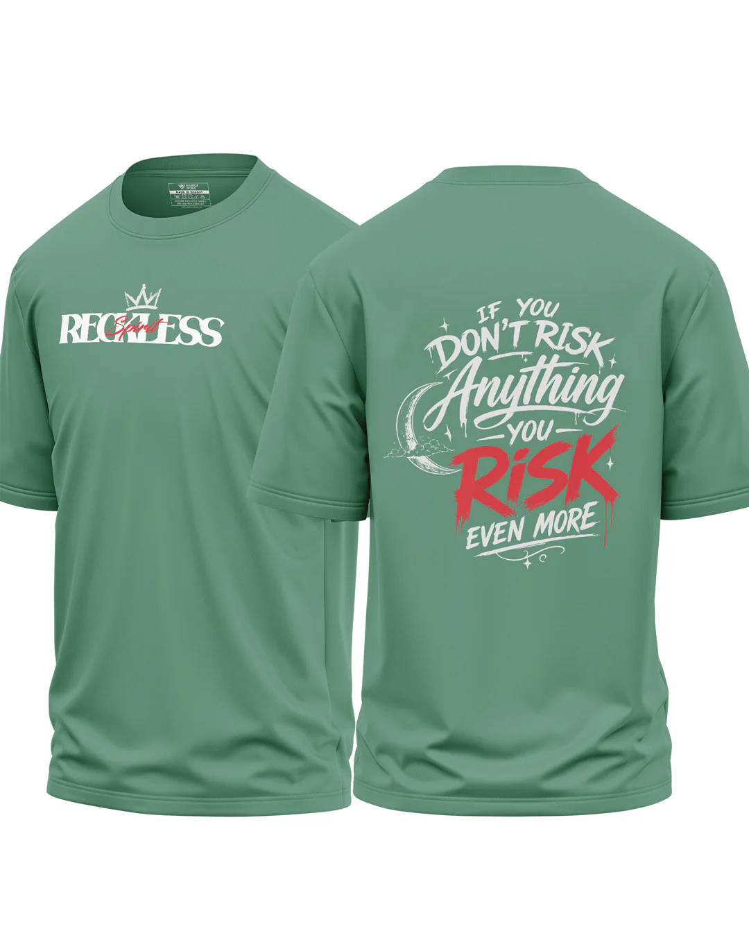 Reckless Spirit Cotton Oversized T-Shirt - Image 3