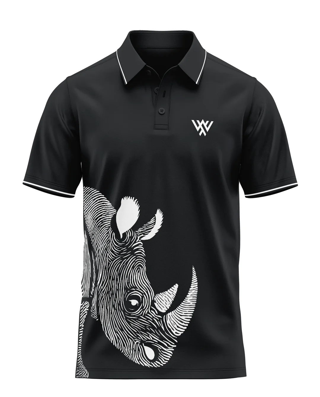 Rhinoceros Prime Polo T-Shirt - Image 2
