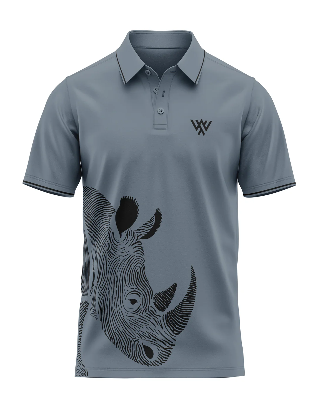Rhinoceros Prime Polo T-Shirt - Image 4