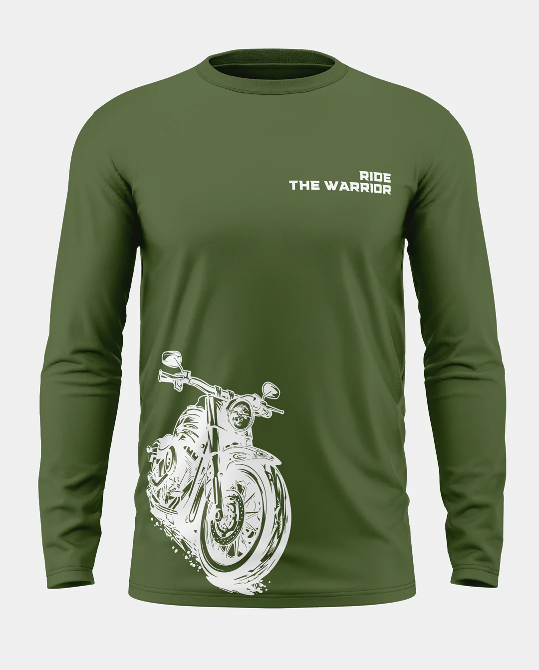 Ride The Warrior Cotton Full Sleeve T-shirt - Image 3