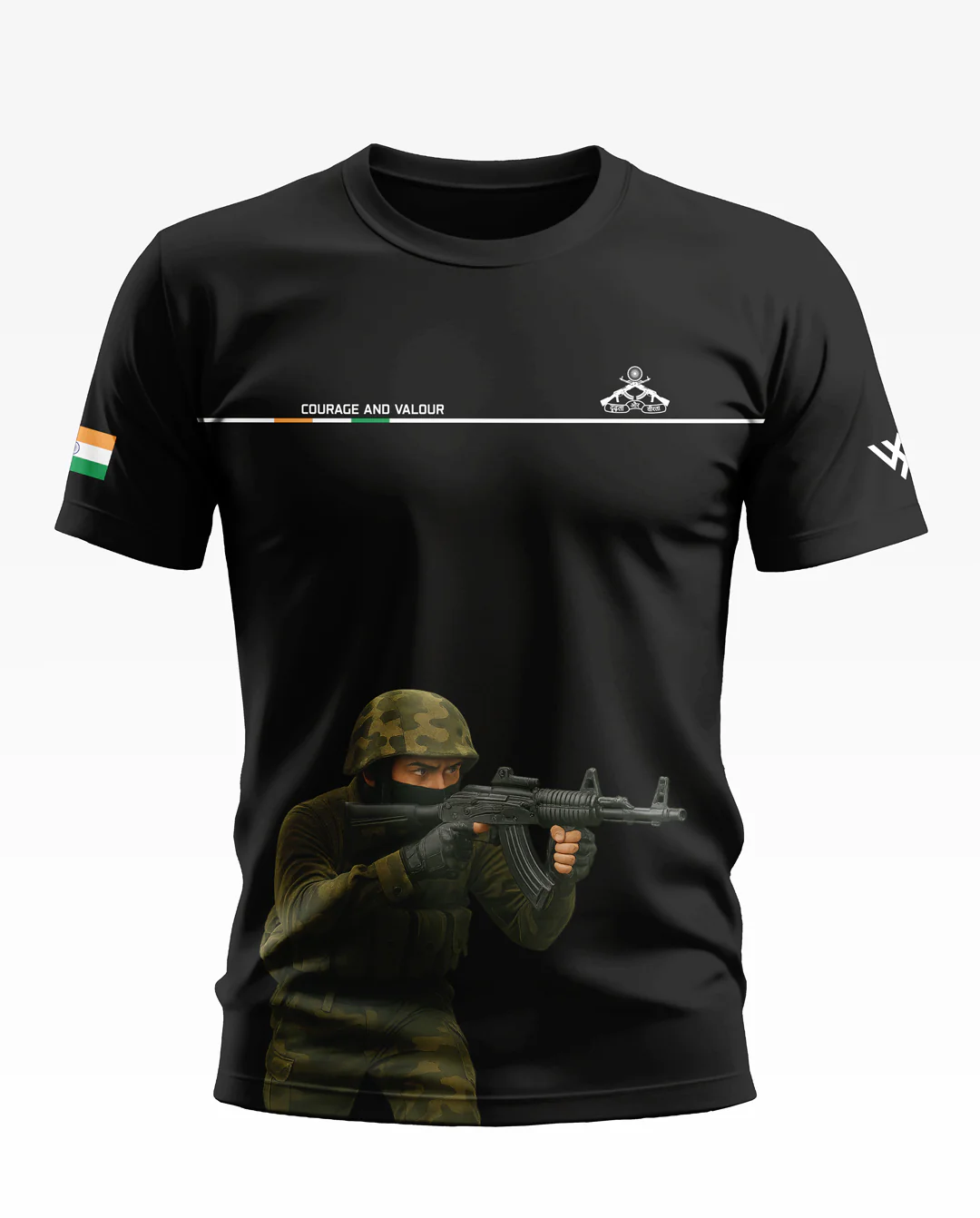RR Courage and Valour Soft Cotton T-shirt - Image 2
