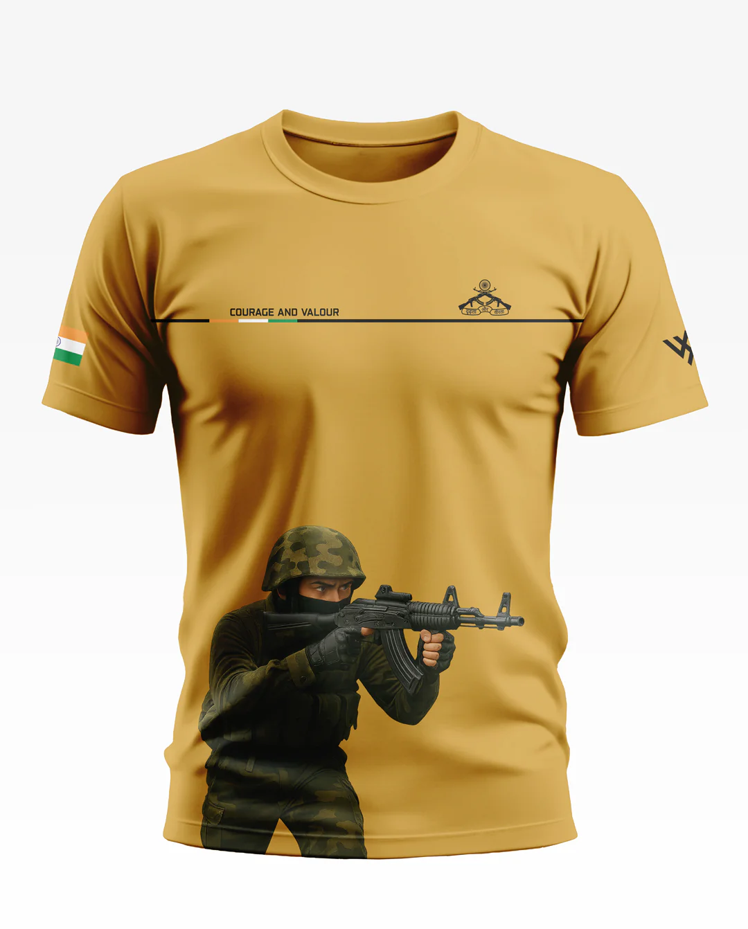 RR Courage and Valour Soft Cotton T-shirt - Image 5