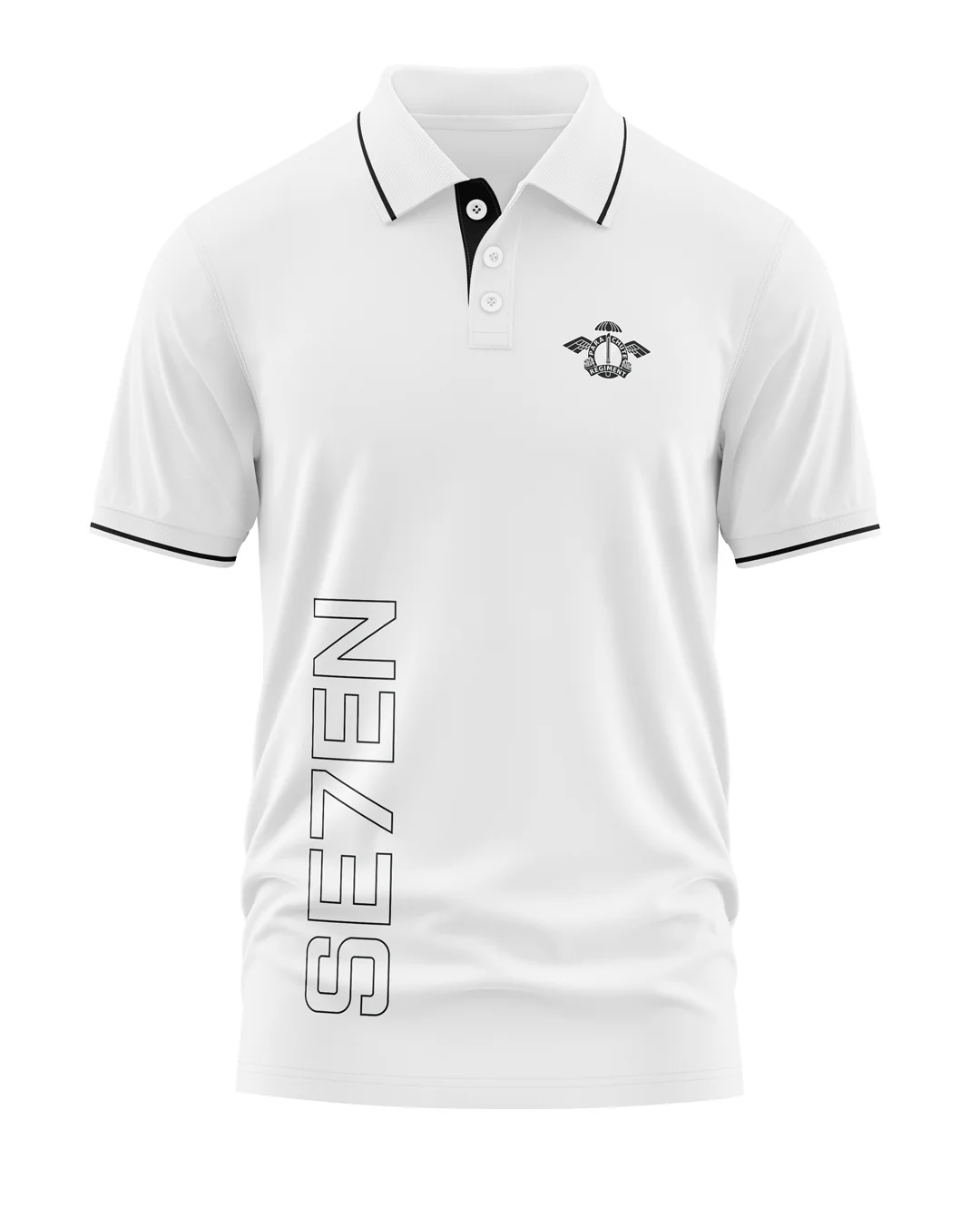 Se7en Para Polo Collar T-Shirt - Image 4