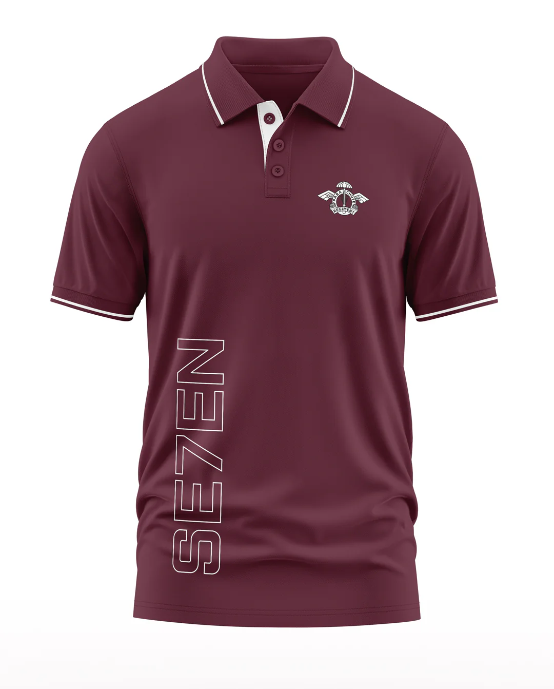 Se7en Para Polo Collar T-Shirt - Image 5