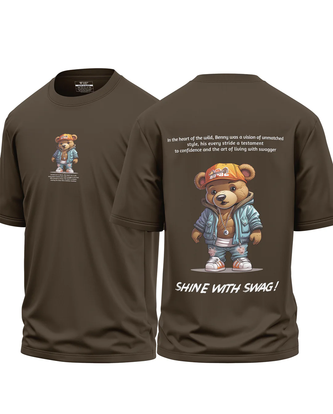 Shine With Swag Premium Cotton Oversized T-Shirt - Image 6