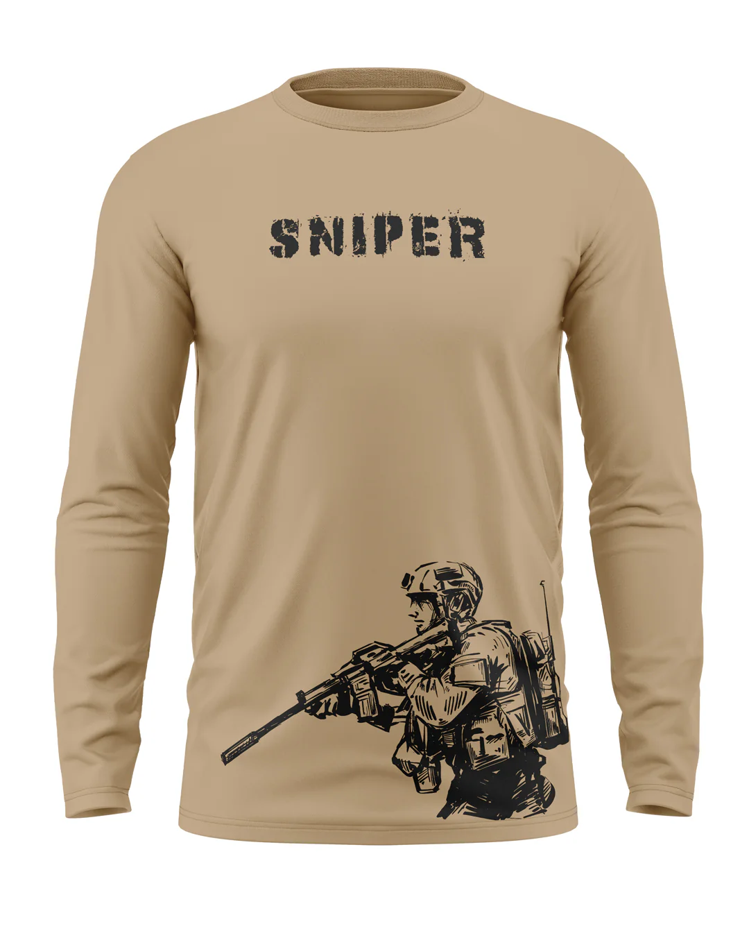 Sniper Cotton Full Sleeve T-shirt - Image 5