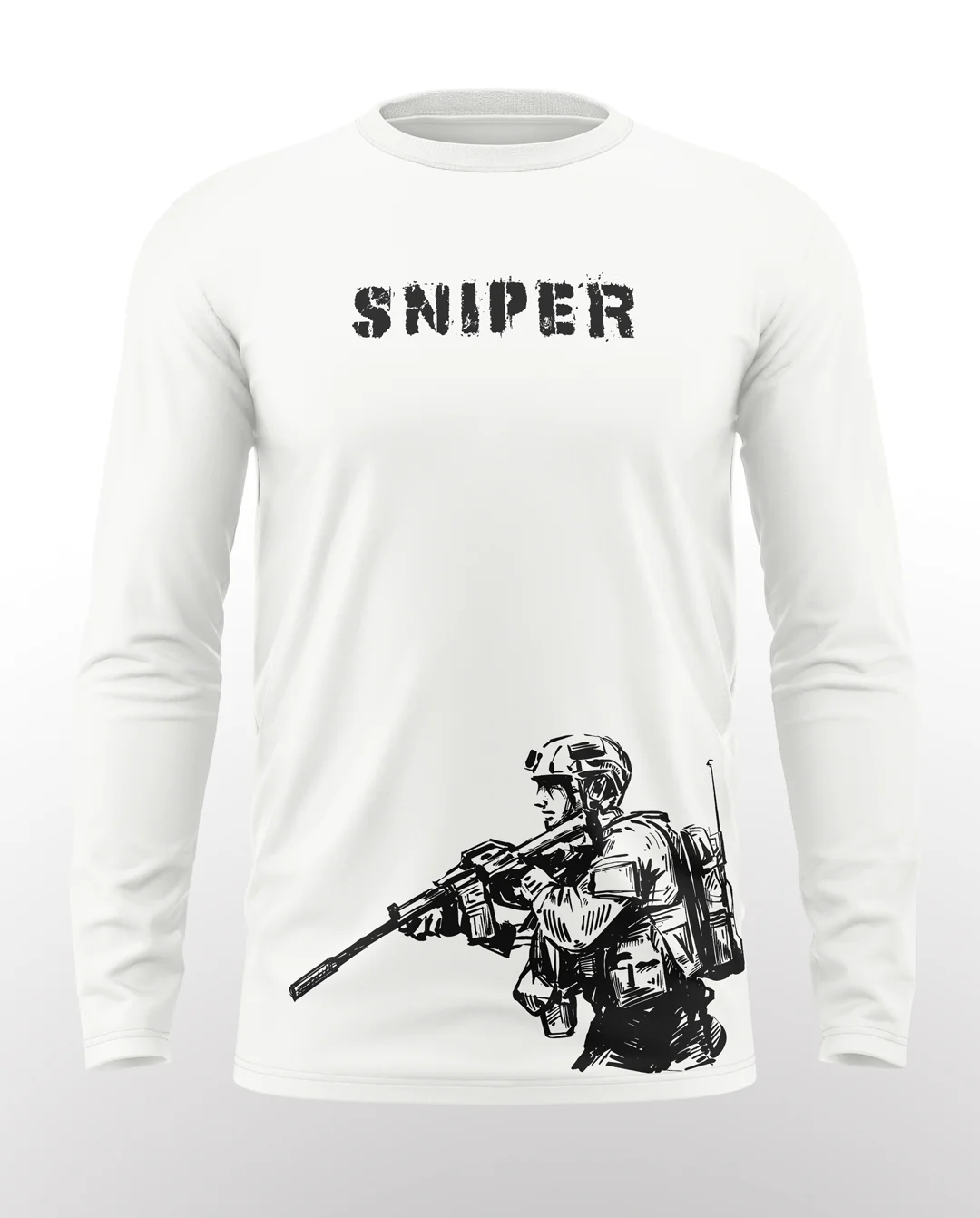 Sniper Cotton Full Sleeve T-shirt - Image 6