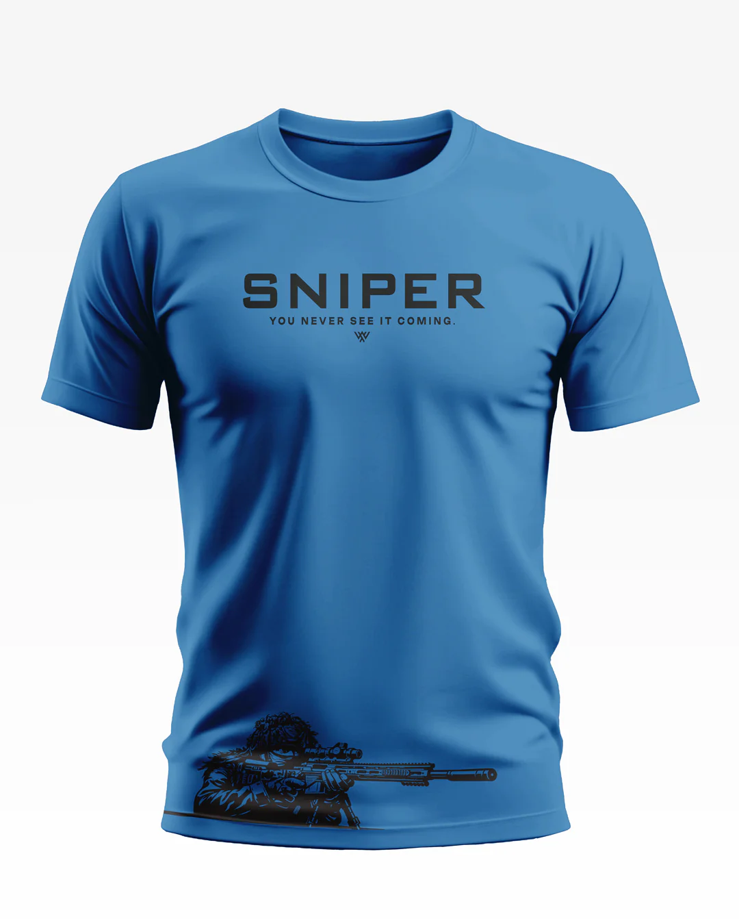 Sniper You Never See It Coming Cotton T-shirt - Image 2