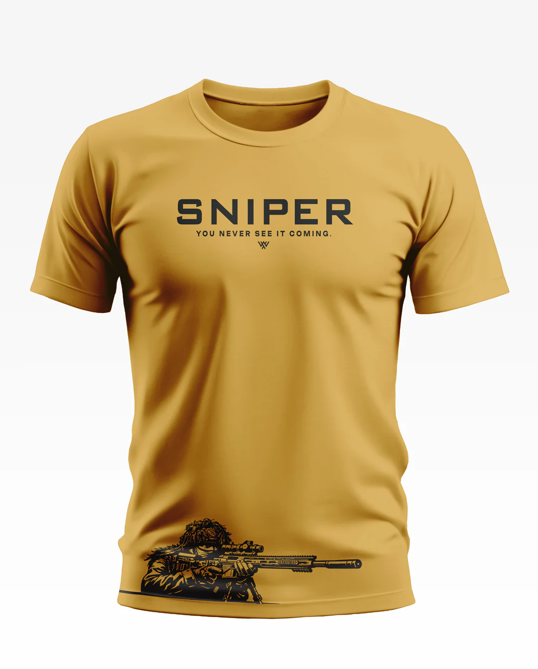 Sniper You Never See It Coming Cotton T-shirt - Image 3