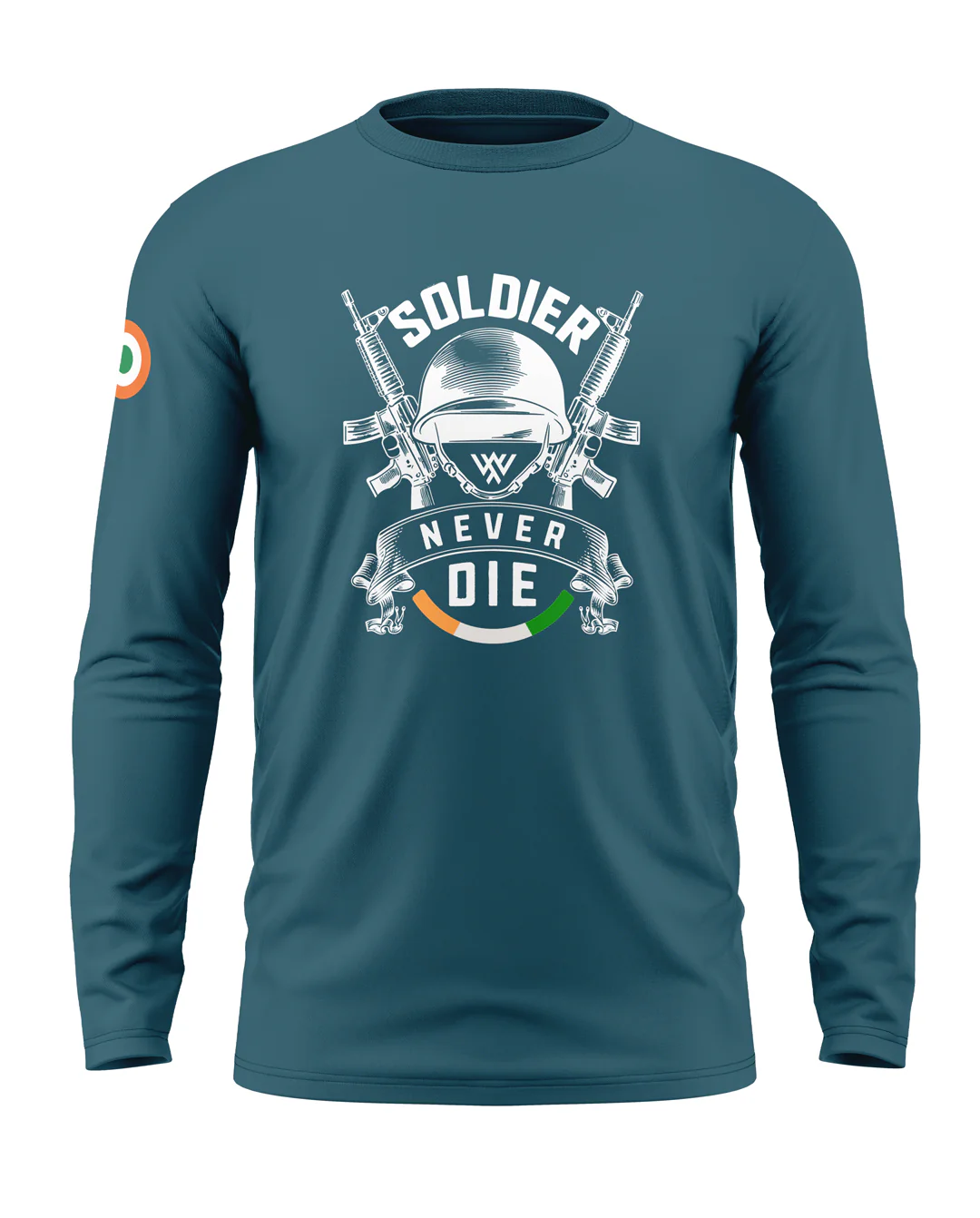 Soldier Never Die Cotton Full Sleeve T-shirt - Image 2