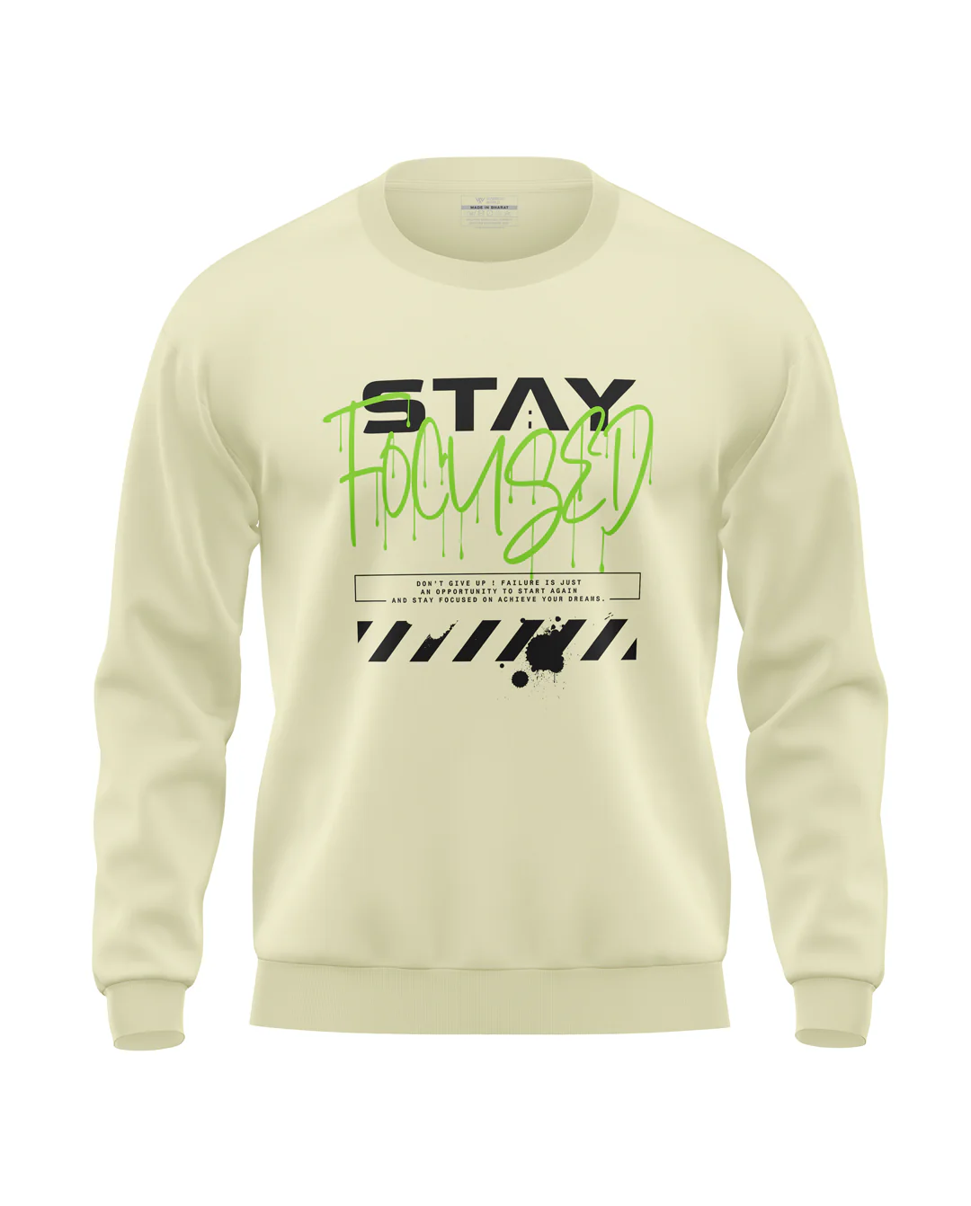 Stay Focused Soft Cotton Sweatshirt - Image 3