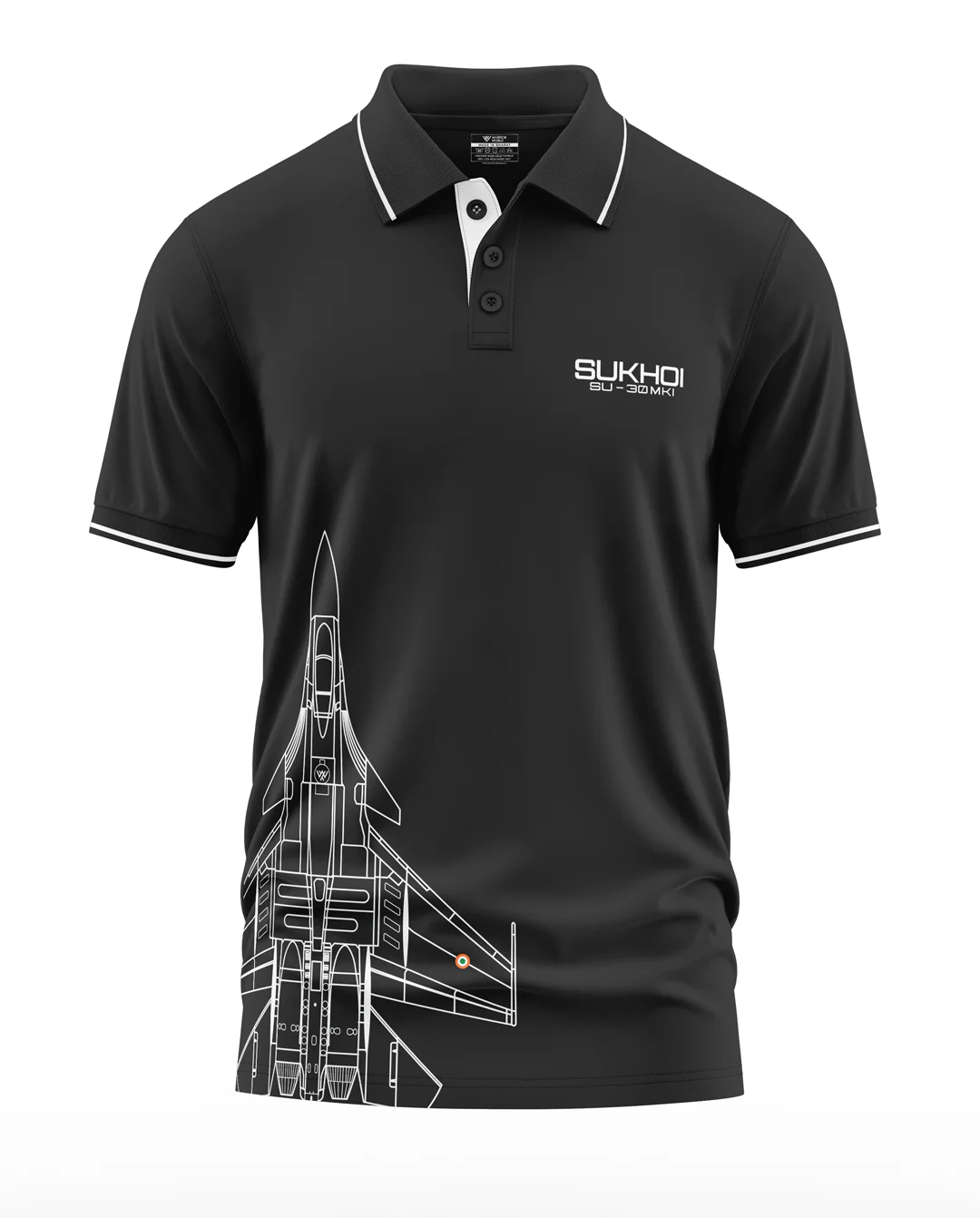 Su-30Mki Sukhoi Polo Collar T-Shirt - Image 2
