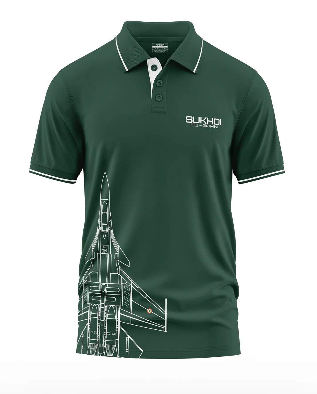 Su-30Mki Sukhoi Polo Collar T-Shirt - Image 3