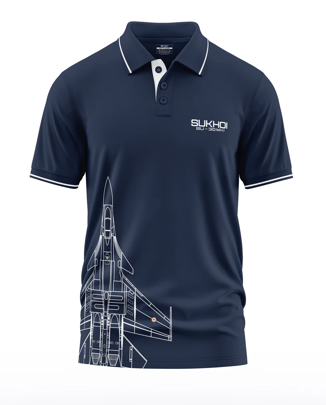 Su-30Mki Sukhoi Polo Collar T-Shirt - Image 4