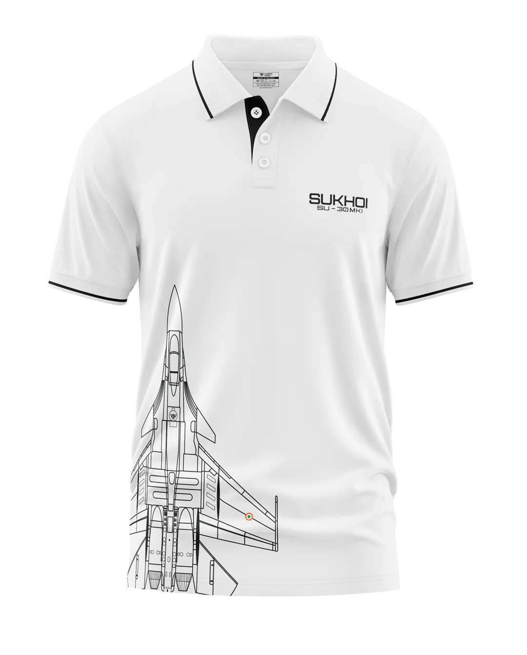 Su-30Mki Sukhoi Polo Collar T-Shirt - Image 5