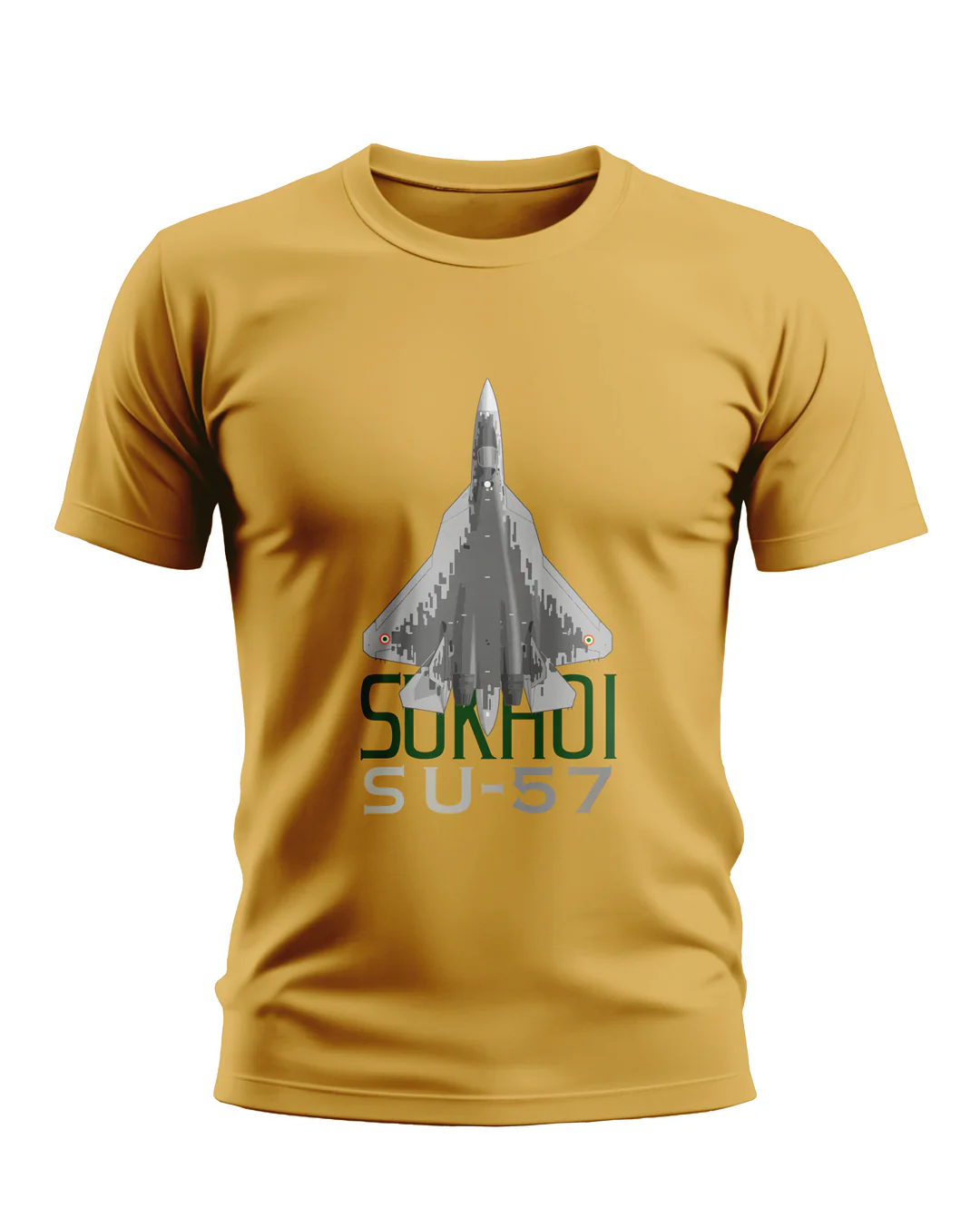 Sukhoi SU-57 Aircraft Soft Cotton T-shirt - Image 6