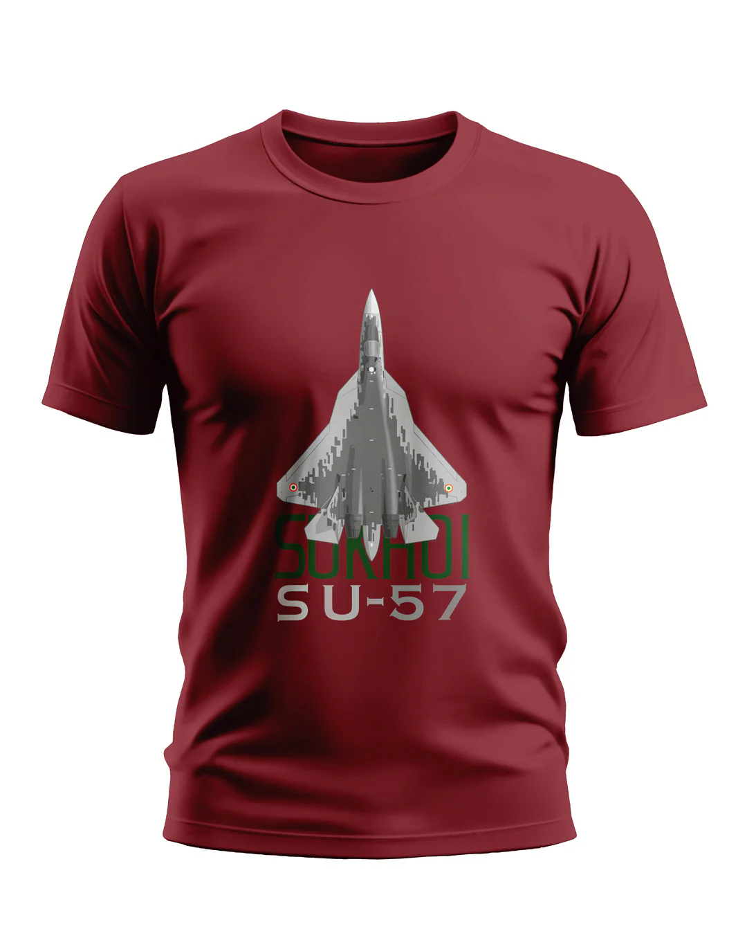 Sukhoi SU-57 Aircraft Soft Cotton T-shirt - Image 7