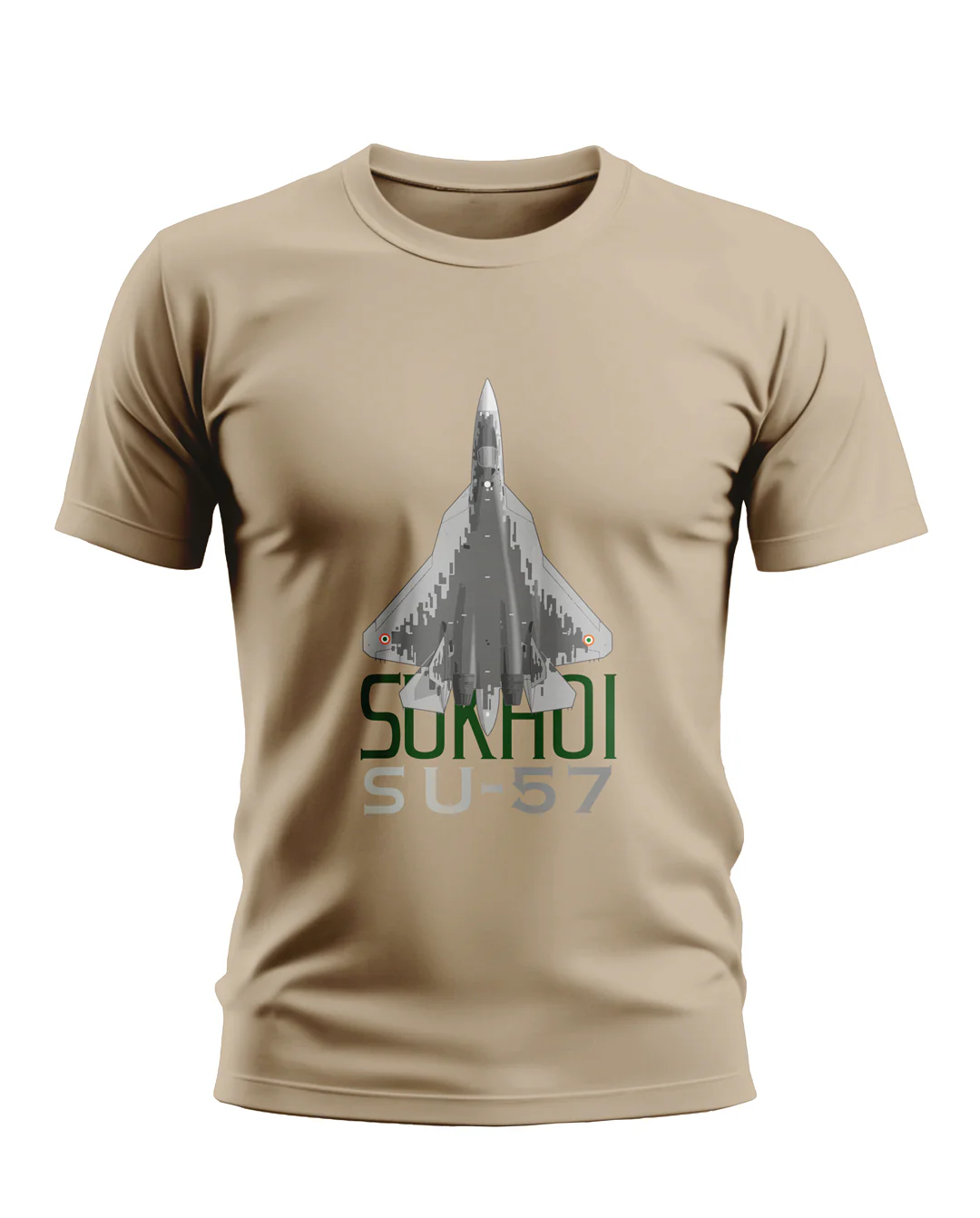 Sukhoi SU-57 Aircraft Soft Cotton T-shirt - Image 8