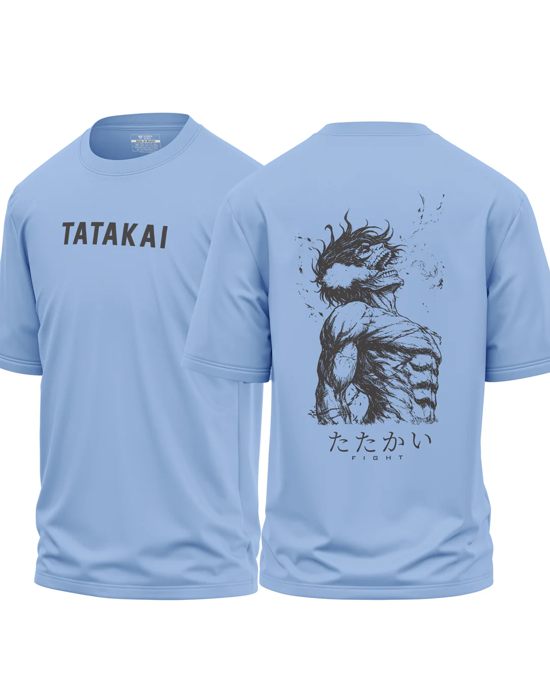Tatakai Fight Cotton Oversized T-shirt