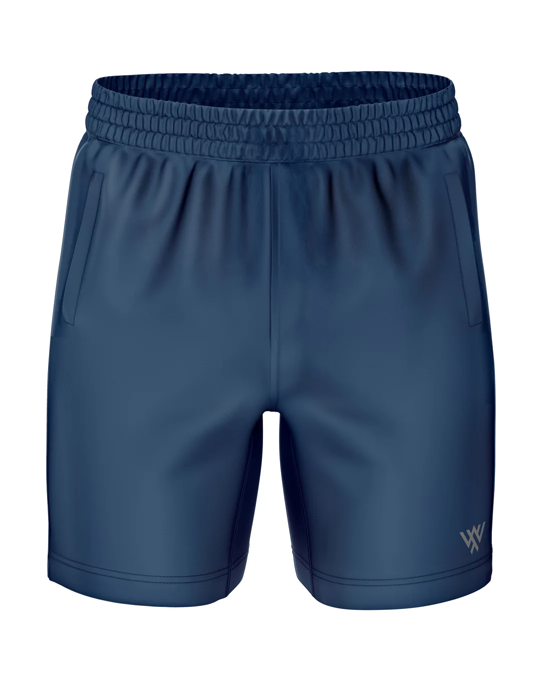 Teal Blue Zip Pocket Shorts - Image 3