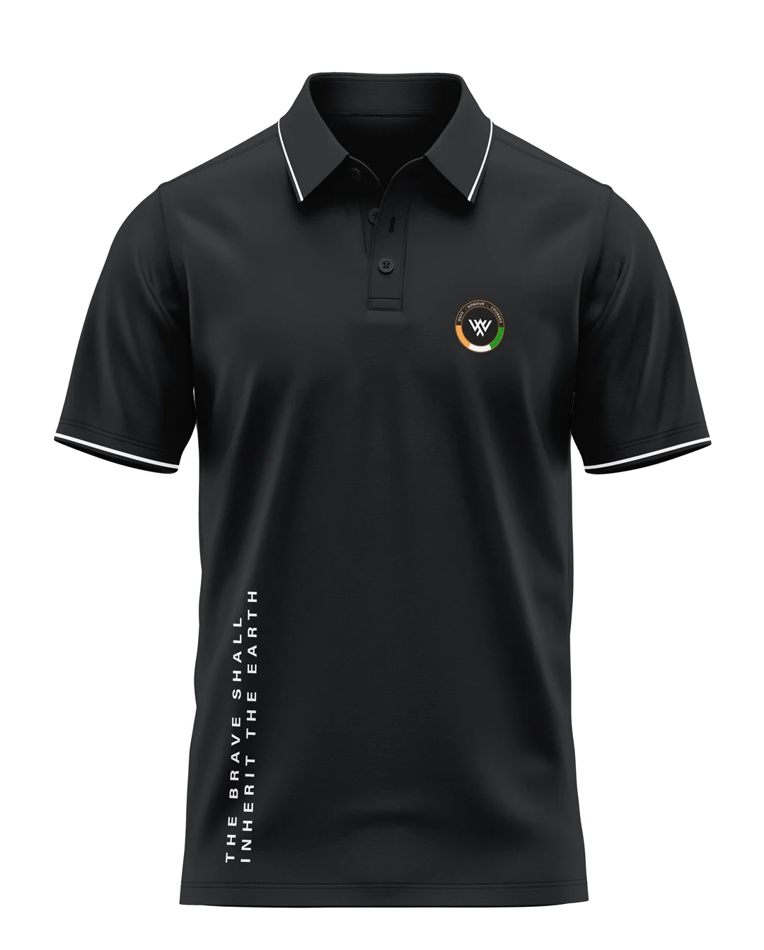 The Brave Shall Prime Polo T-Shirt - Image 2