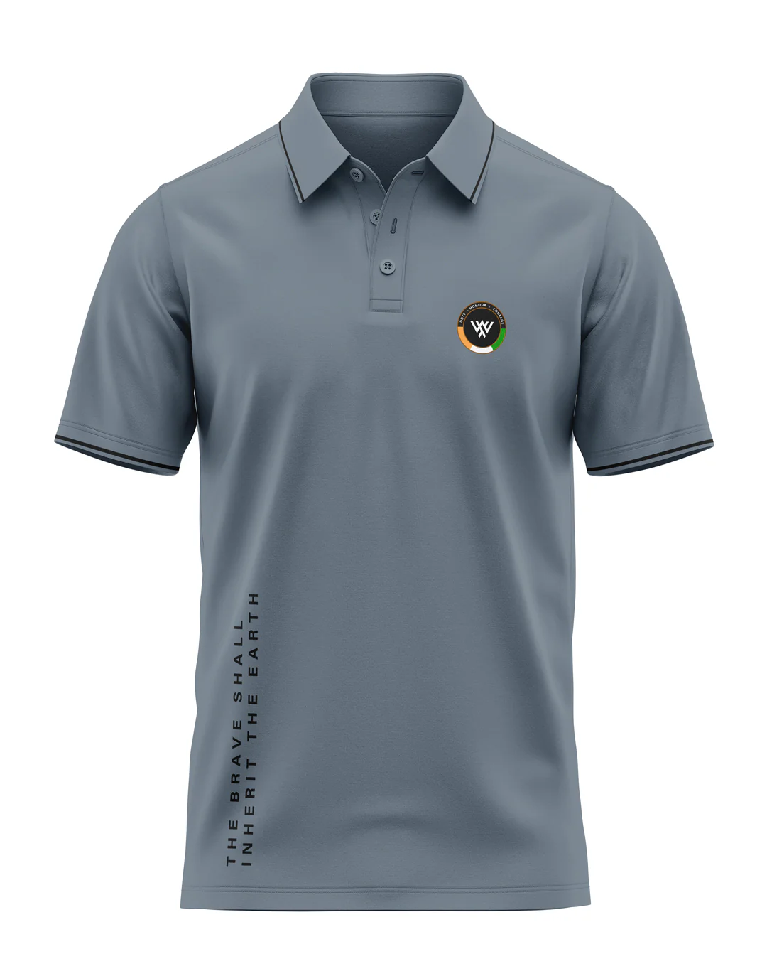 The Brave Shall Prime Polo T-Shirt - Image 3