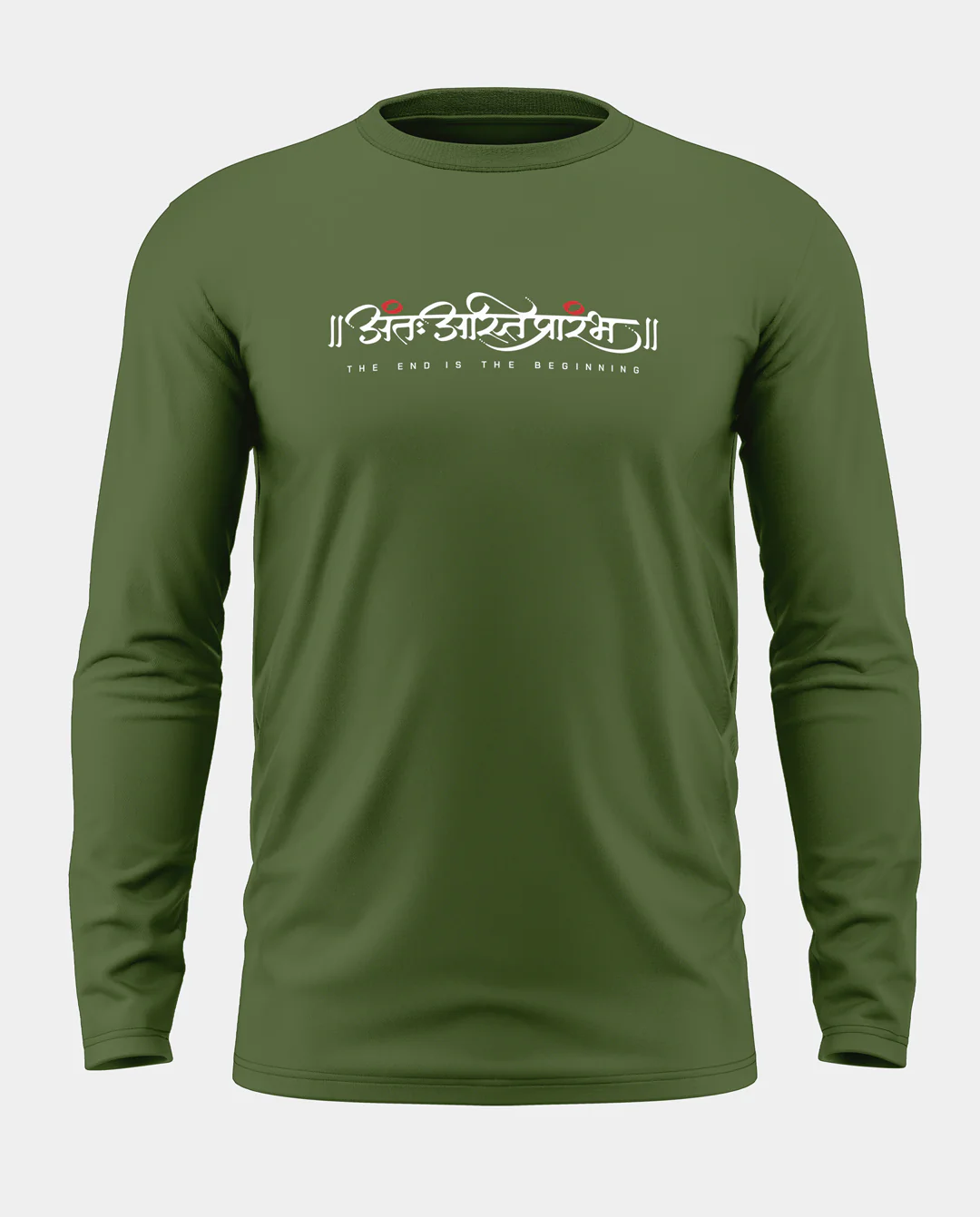 The End Is The Beginning Cotton Full Sleeve T-shirt - Image 3