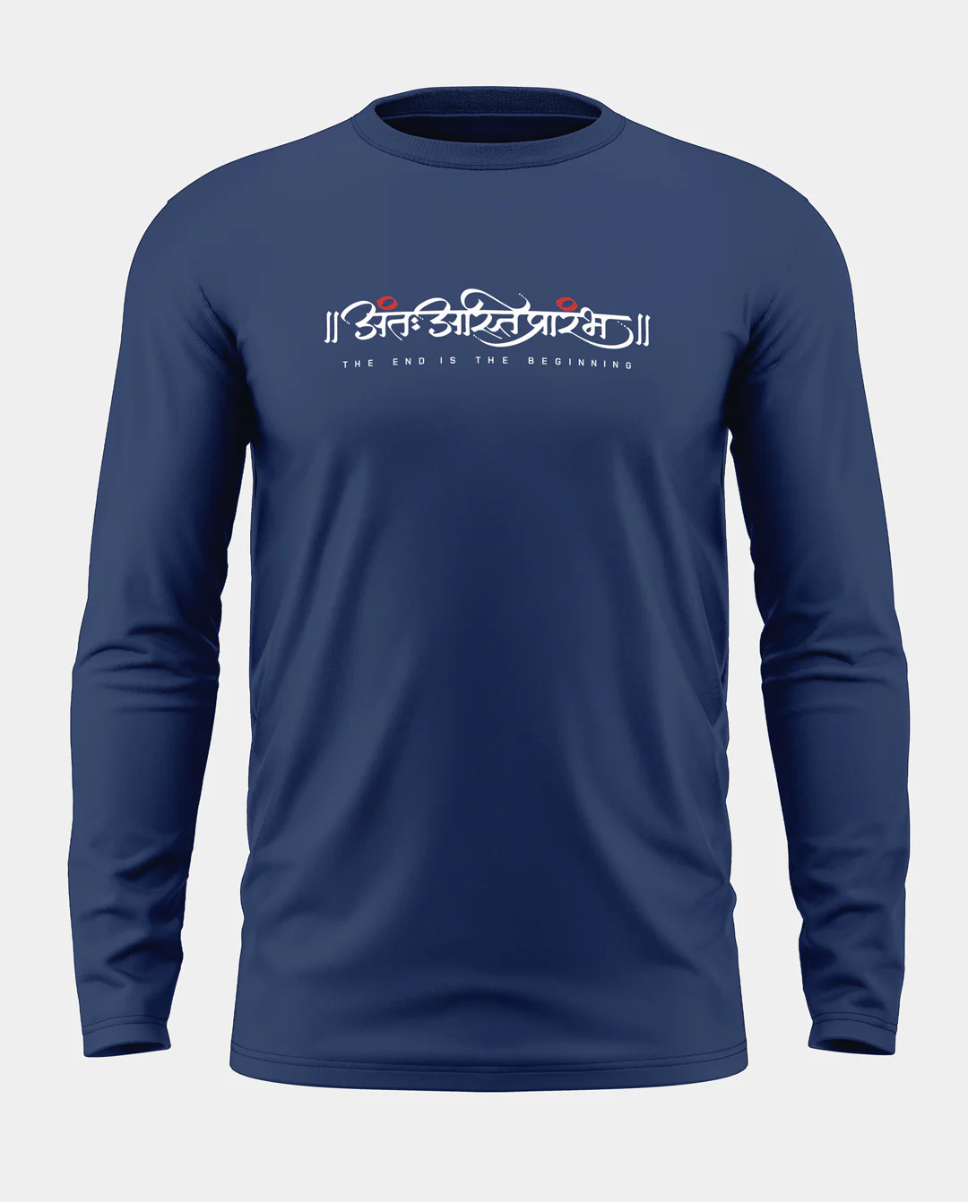 The End Is The Beginning Cotton Full Sleeve T-shirt - Image 4