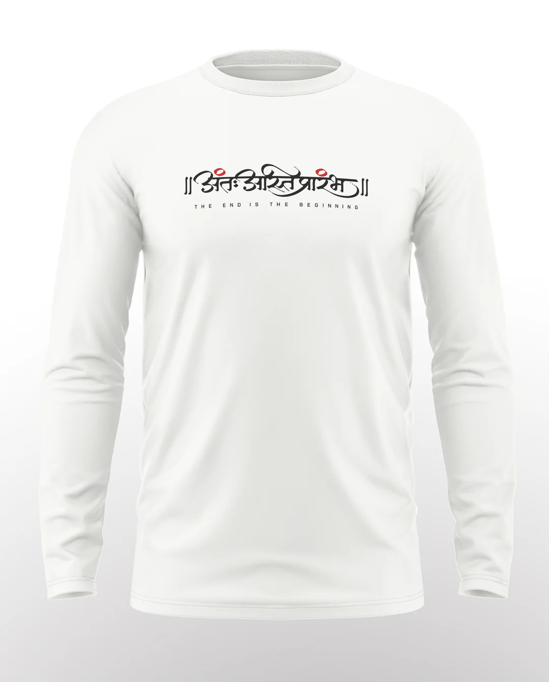 The End Is The Beginning Cotton Full Sleeve T-shirt - Image 6