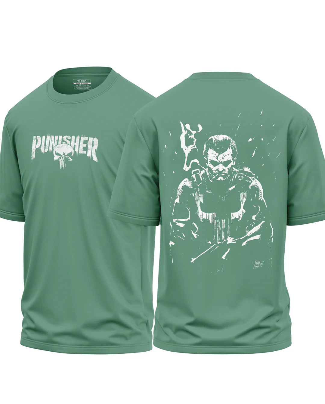 The Punisher Cotton Oversized T-shirt - Image 3