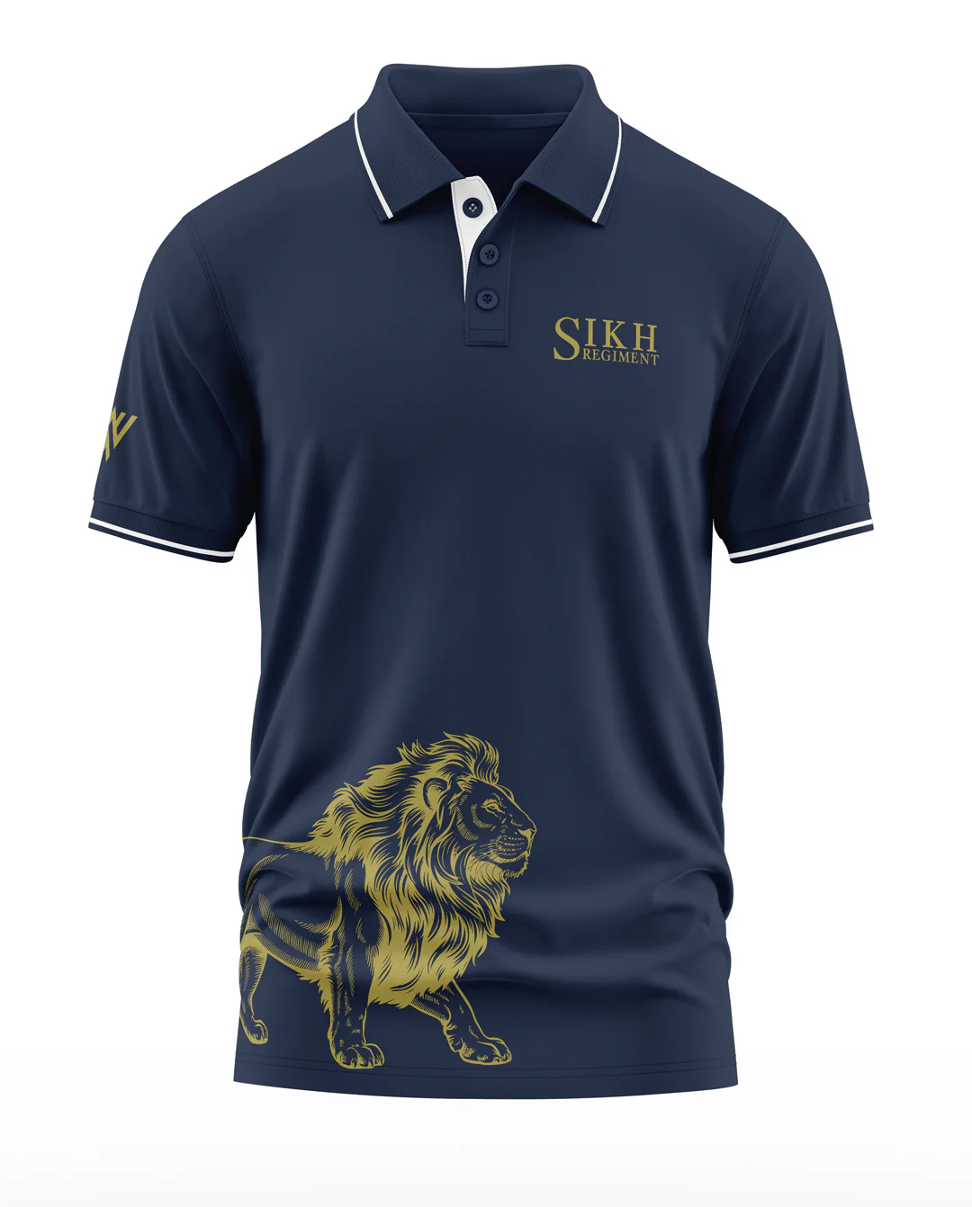 The Sikh Regiment Polo Collar T-Shirt - Image 3
