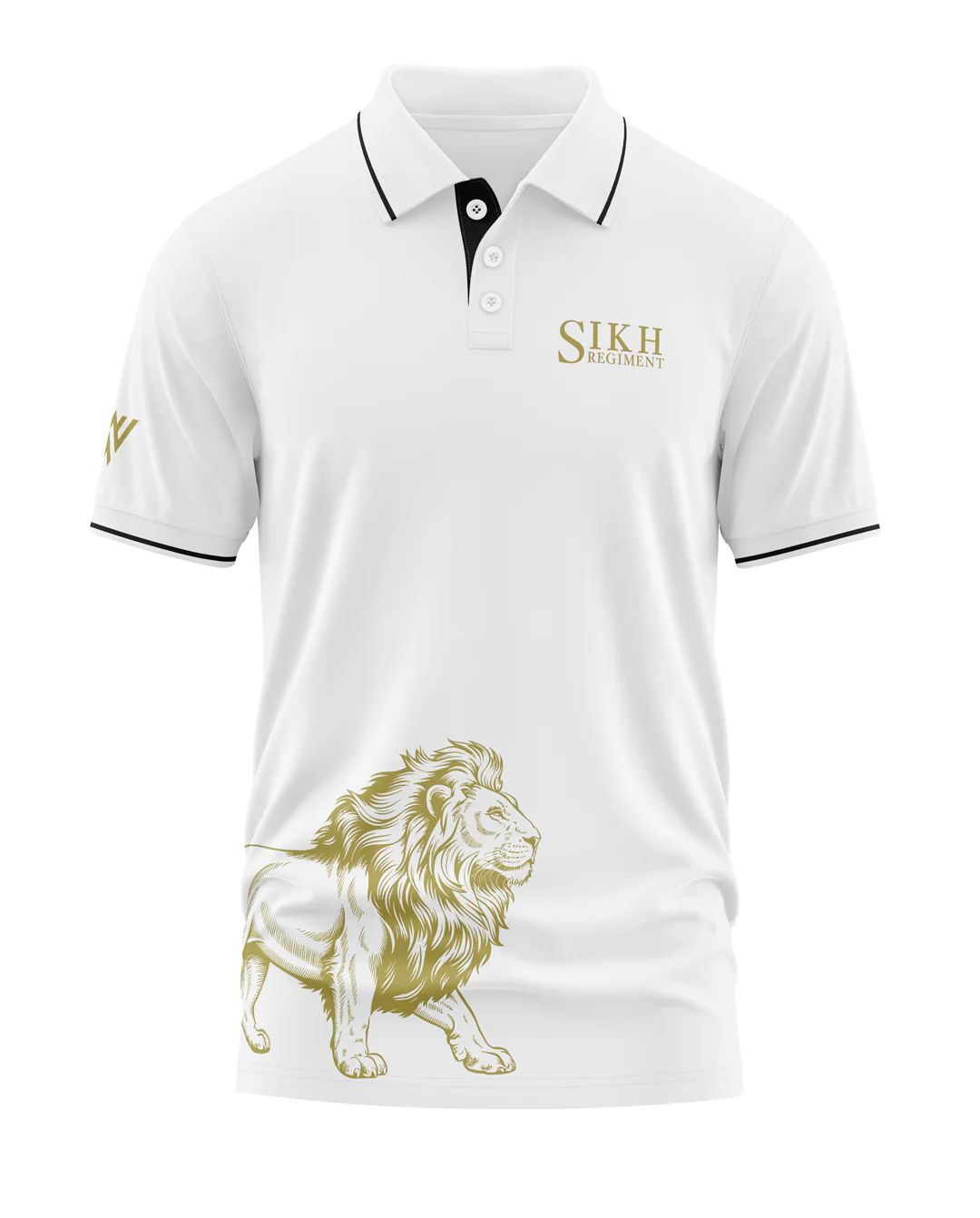 The Sikh Regiment Polo Collar T-Shirt - Image 4