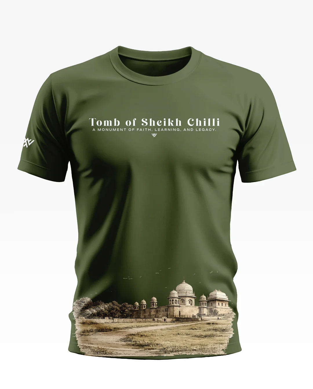 Tomb Of Sheikh Chilli Soft Cotton T-shirt - Image 4