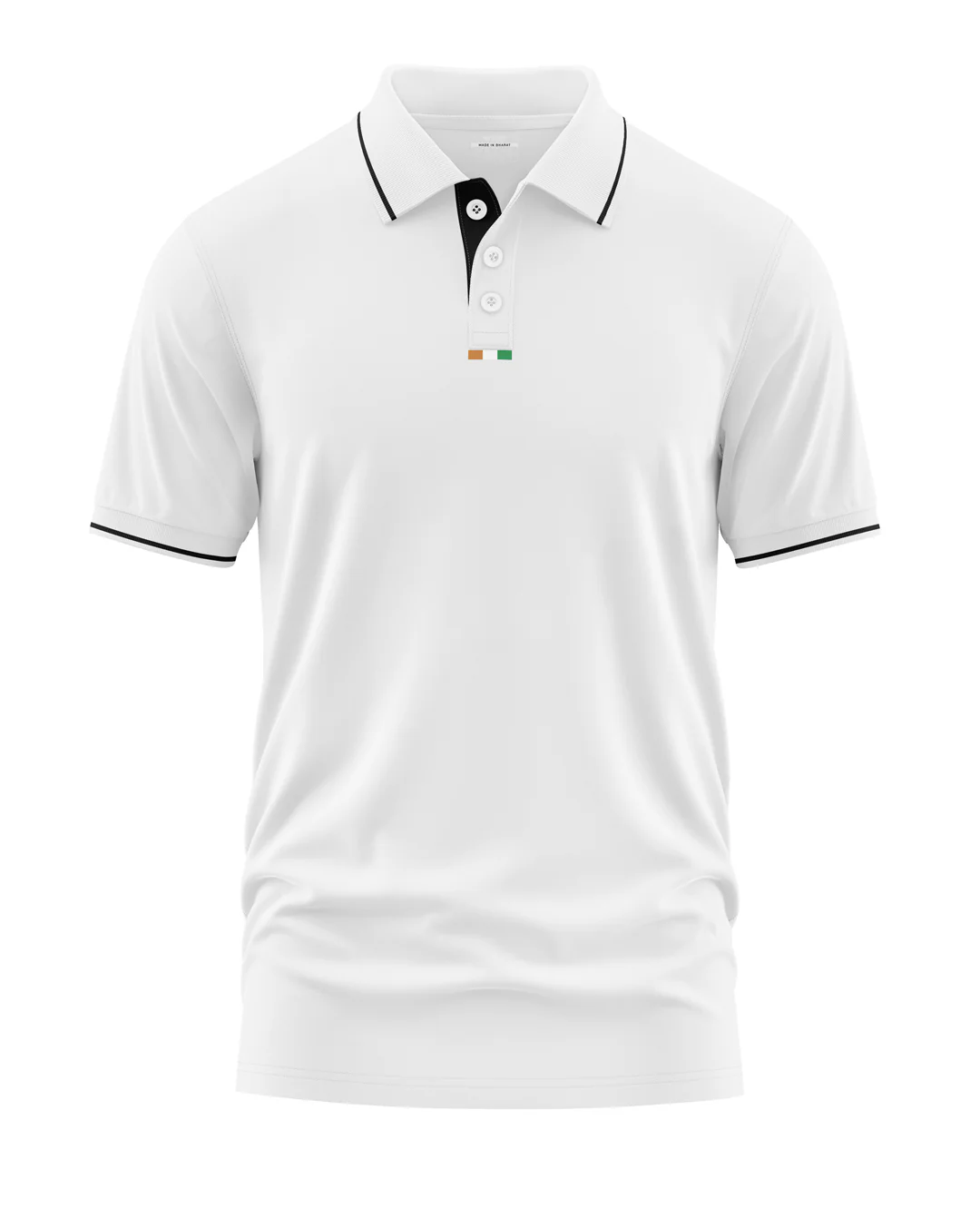 Tri Color India Polo Collar T-Shirt - Image 4