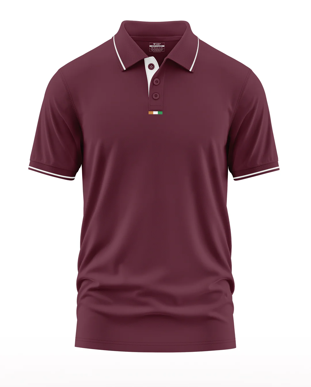 Tri Color India Polo Collar T-Shirt - Image 5