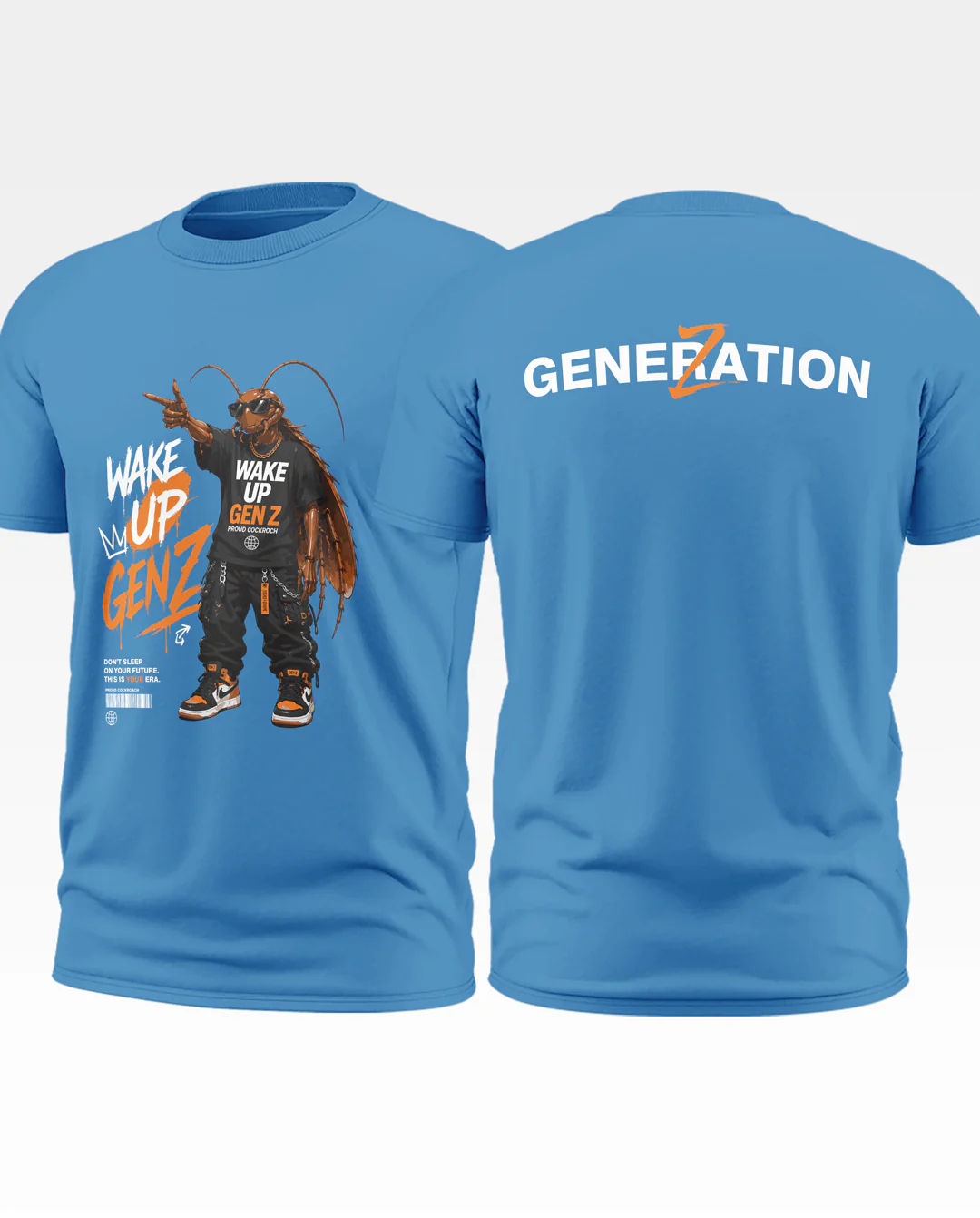 Wake Up GenZ Cotton T-shirt - Image 3