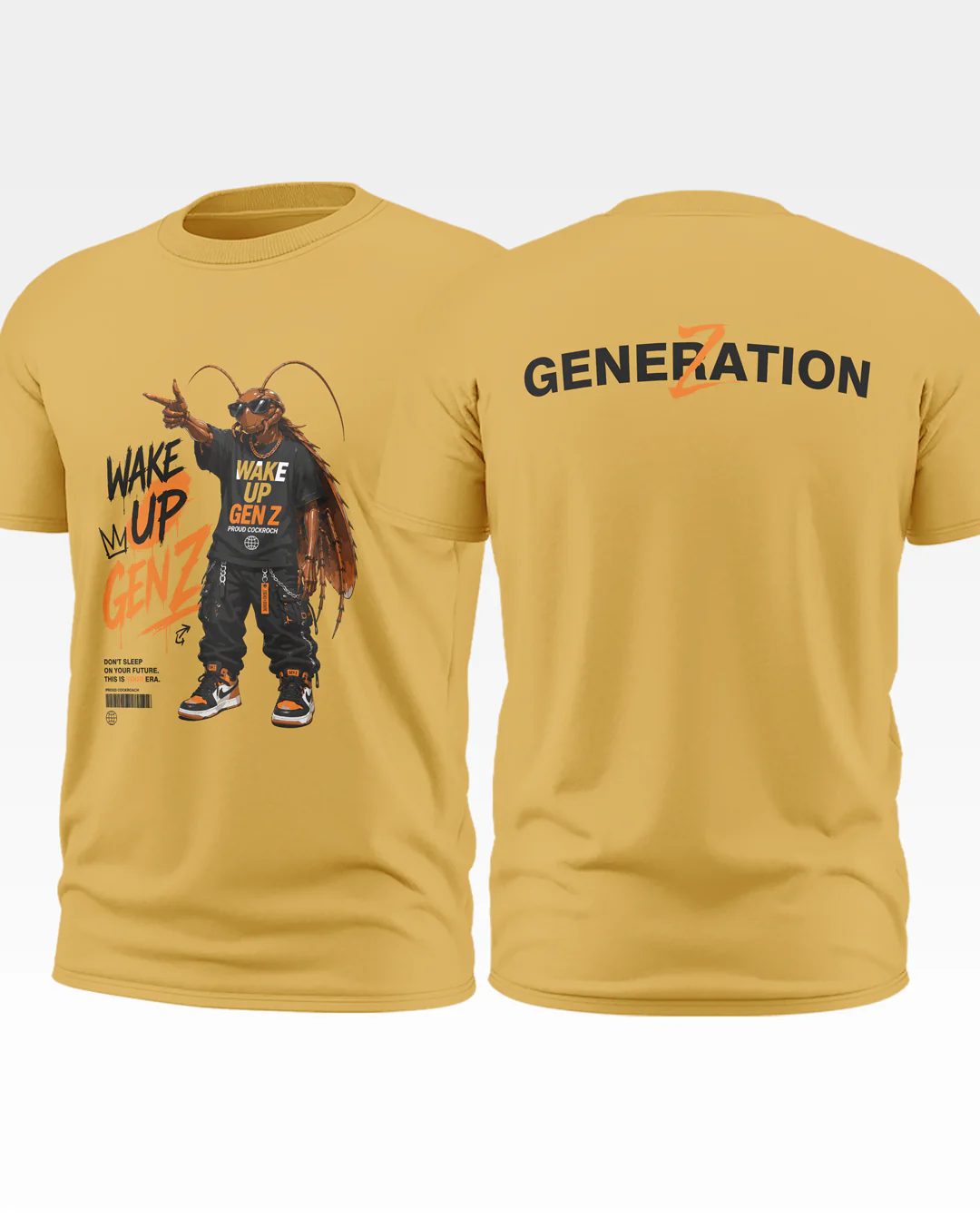Wake Up GenZ Cotton T-shirt - Image 6