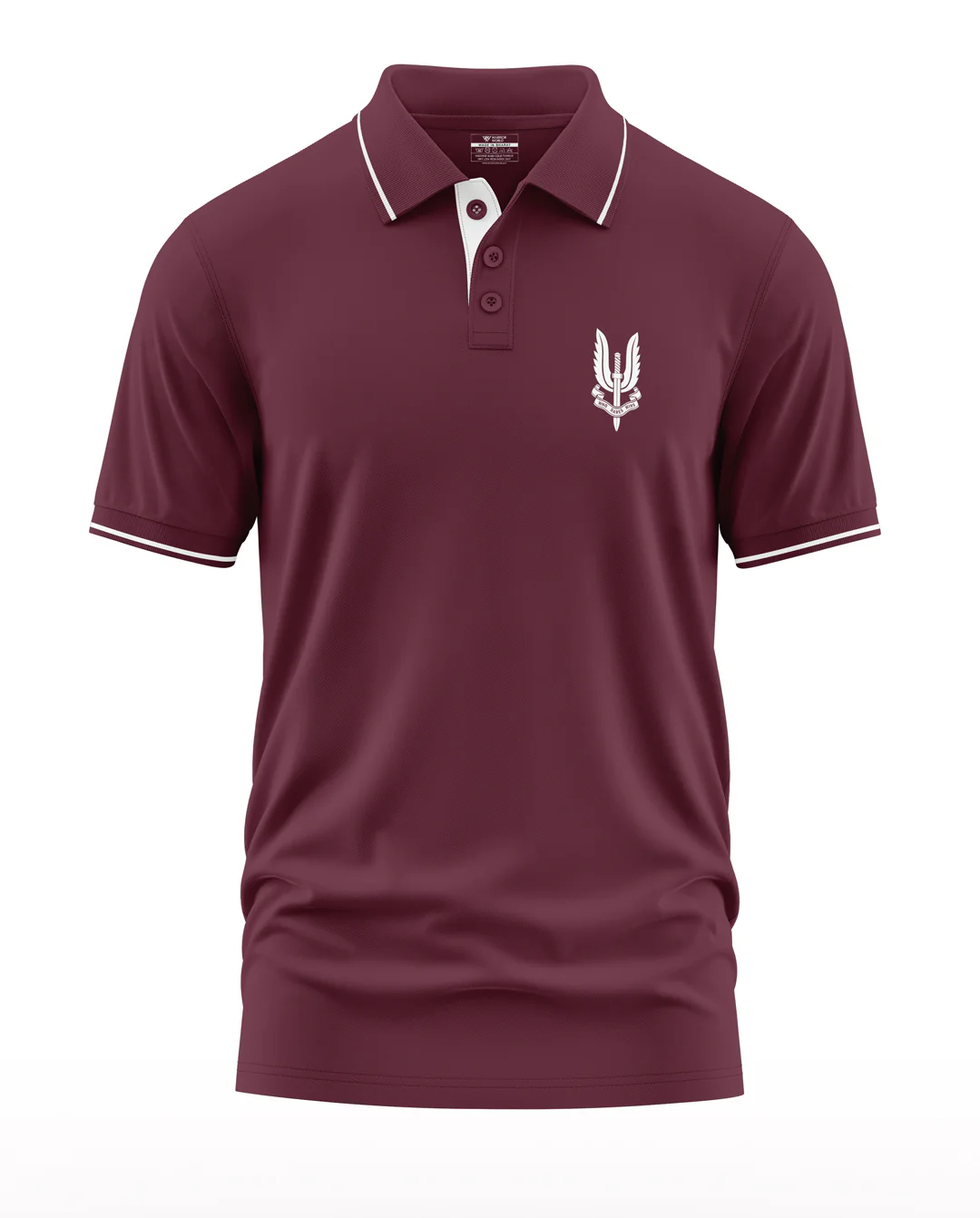 Who Dares Wins Polo Collar T-Shirt - Image 5